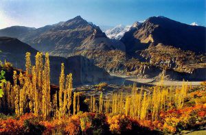 Hunza Valley In Autum season