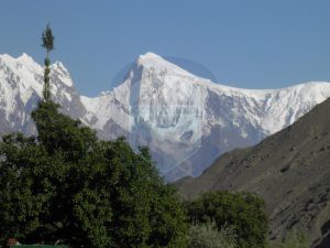 Golden Peak view from Karimabad