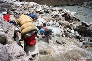 Jhola - Paiyu River crossing