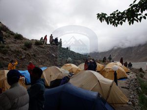 Trekking Party Camp site in Paiyu