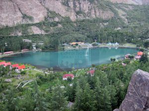 View of Shangirla  lake Skardu